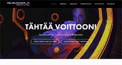 Desktop Screenshot of pelibunkkeri.fi